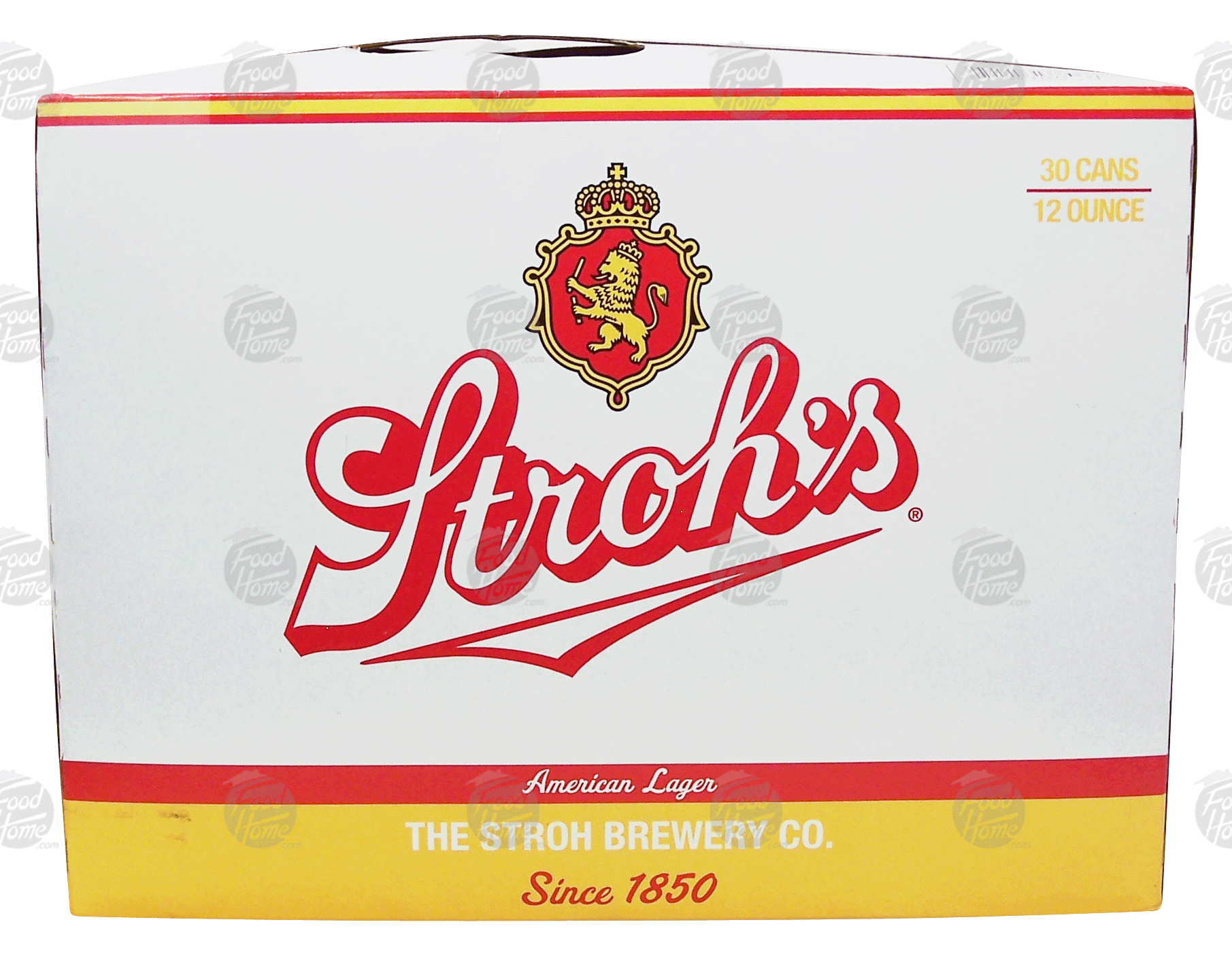 Stroh's  america's premium brewed beer, 30 12-ounce cans Full-Size Picture